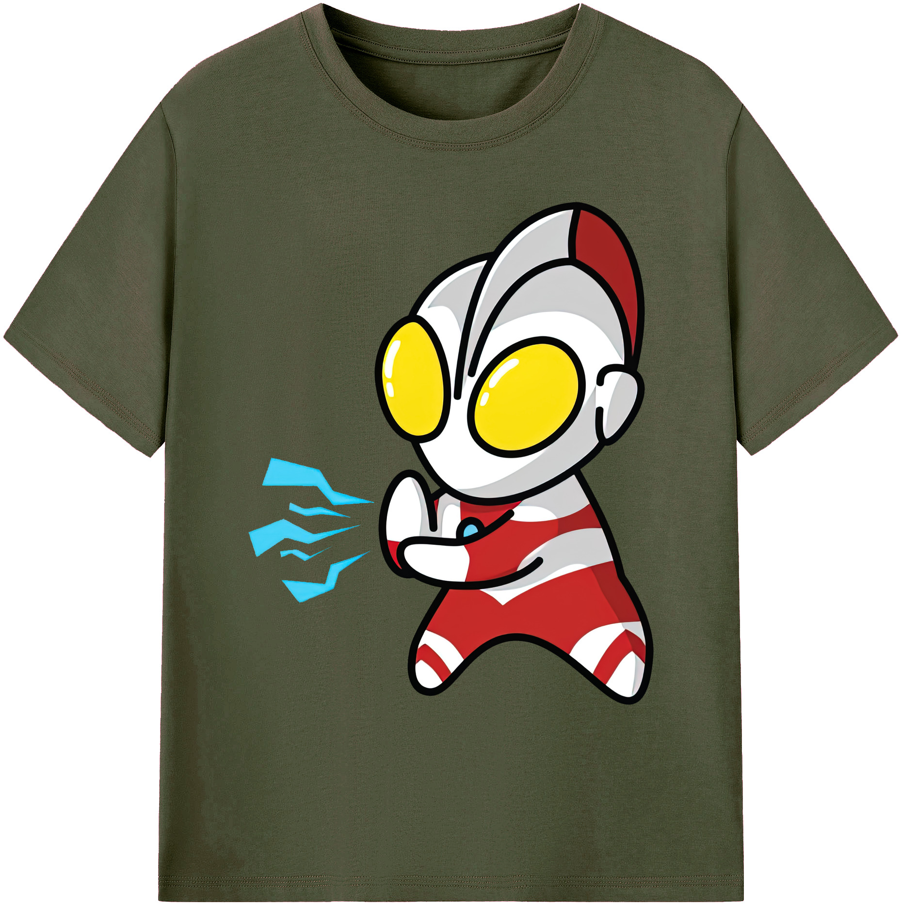 （画像用） ウルトラマン Ultraman 綿100％ メンズ半袖Tシャツ｜肌触りやわらか＆通気性